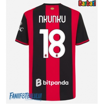 AC Milan Christopher Nkunku #18 Tricou Fotbal Replică 2026-27 Barbati Acasa